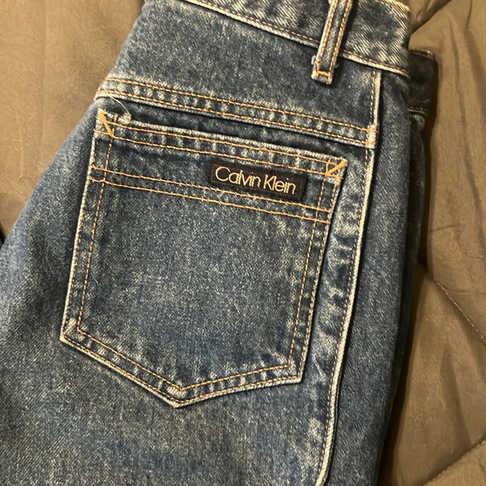 Vintage Calvin Klein High Rise Straight Leg Jeans***RARE